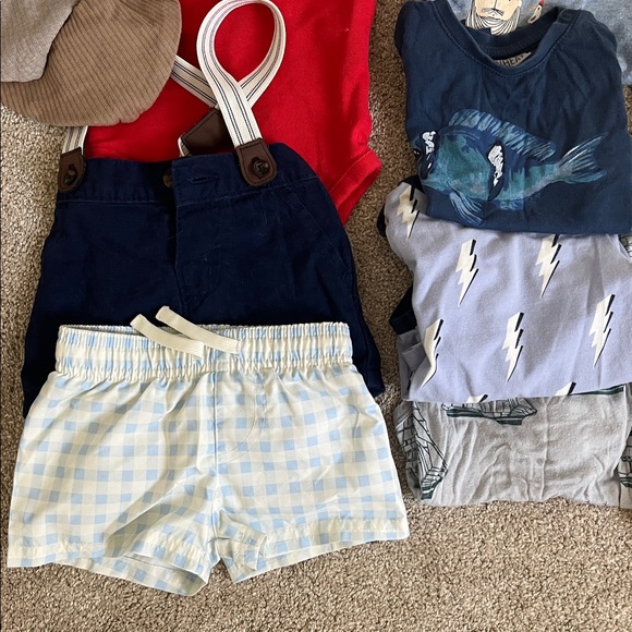 Infant boys lot 3-6m Janie & Jack, Kate Quinn, wheat, Monica & Andy, gap - Picture 3 of 4